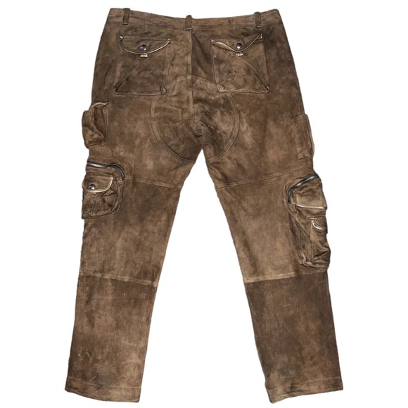 Polo Ralph Lauren Pants Polo Ralph Lauren Suede Leather Cargo Pants